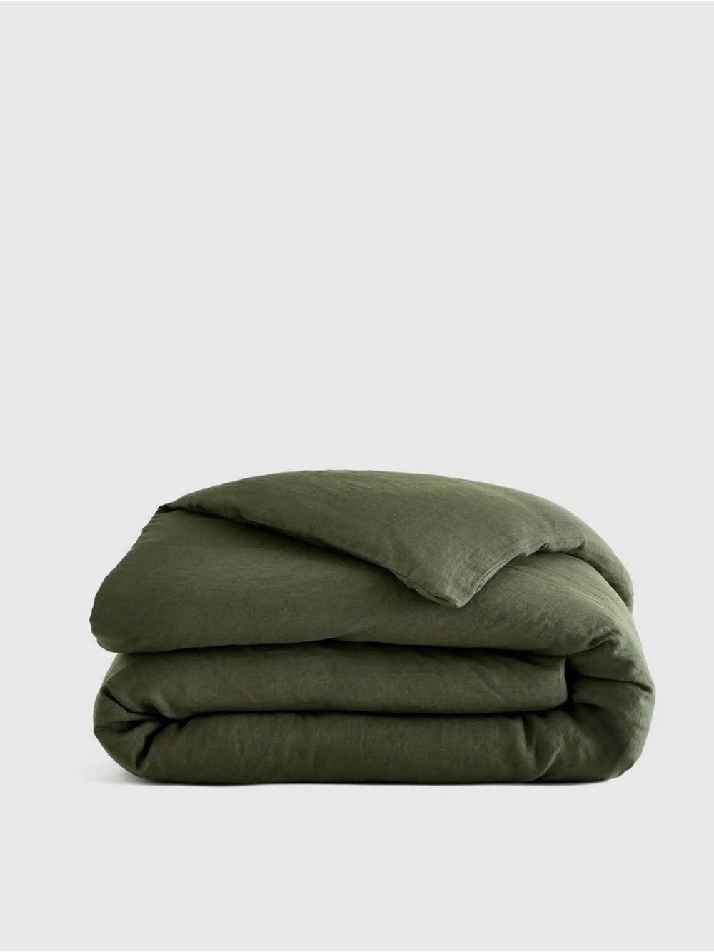 QUINCE European Linen Duvet Cover Full/Queen Pine